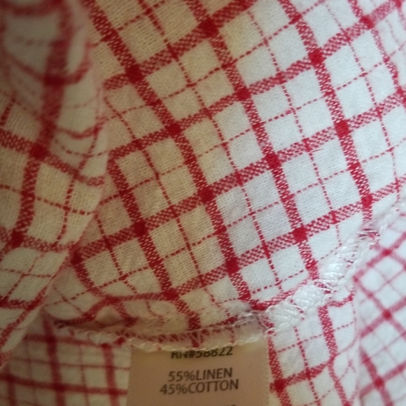 Linen Blend Tank Top - Picture 3 of 4